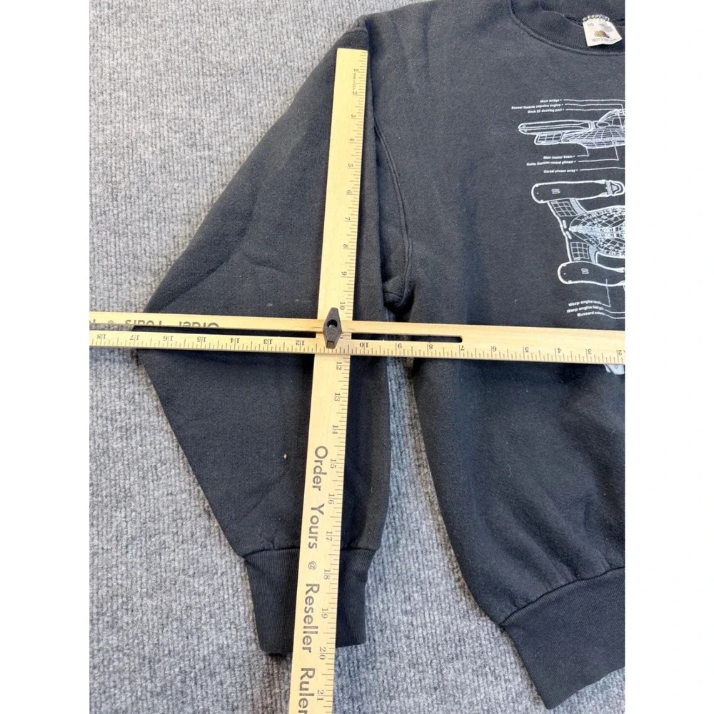 Vintage 1993 Star Trek The Next Generation Sweatshirt L Fruit of the Loom Canada
